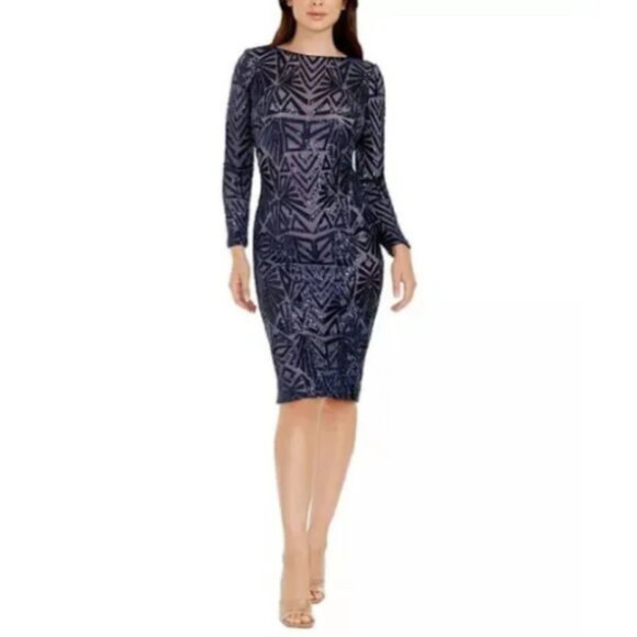 Dress the Population Dresses & Skirts - **Dress The Population** Emery Sequin Bodycon Midi Cocktail Dress XS NWT